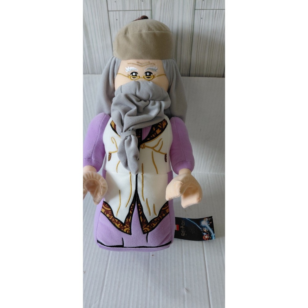 officially licensed LEGO Harry Potter Albus Dumbledore Minifigure Plush Toy New